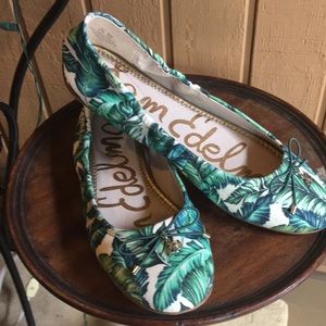 Sam Edelman Felicia Luxe Ballet Flats Sz 8.5, Beverly Hills Hotel Palm